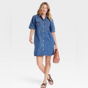 Universal Thread Blue Denim Dress